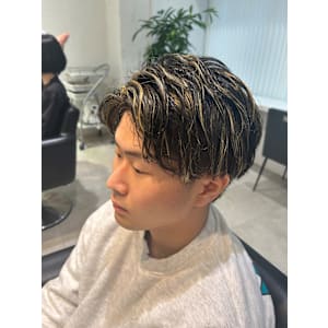 メンズ　ハイライト