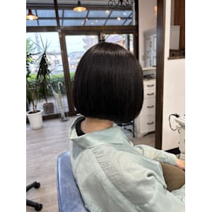 大人かわいい/丸みボブ