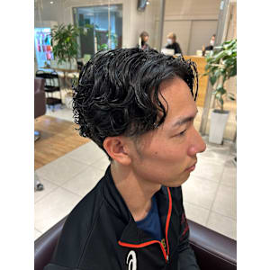 メンズ　ニュアンスパーマ