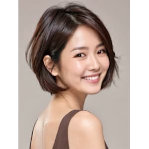 ナチュラルでフェミニンなボブスタイル