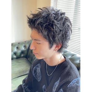 メンズ/スパイキーショート/パーマ/高橋