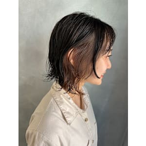 ブリーチなしインナーカラー Akane