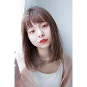 BERRYセミディシアーカラー姫カットナチュラルレイヤー小顔