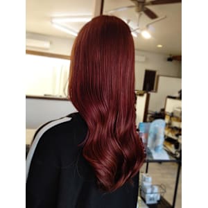 大人かわいい/ディープレッドカラー♪