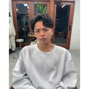 かきあげパーマ