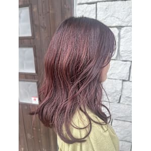 ボルドーピンク