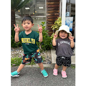 キッズカット　親子カット　キッズマッシュ　前髪カット