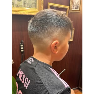 MEN'Sツーブロックミドルフェードジェットモヒカン