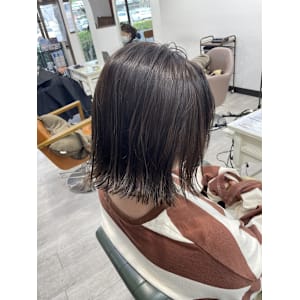 大人かわいい/切りっぱなしボブ