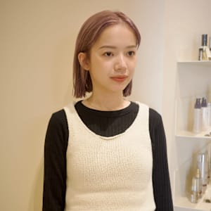 【赤津美奈】切りっぱなし×大人ボブ