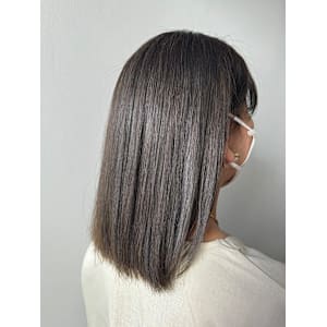 オリーブグレージュ×ロング『銀座／個室』