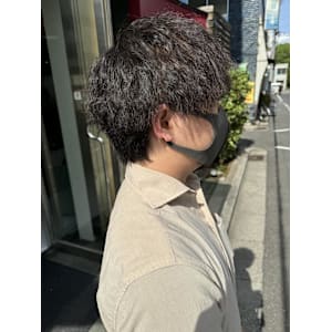 メンズ少し長いショートツイスパ　【錦糸町北口】