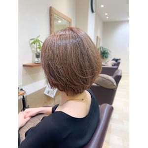 白髪ぼかし　ショート　シアーカラー【藤沢　藤沢駅】