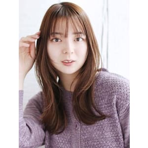 シースルーバングのヨシンモリスタイル