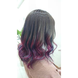 ロングヘアスタイル