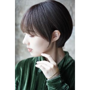 大人可愛いショートボブ丸みショート◎