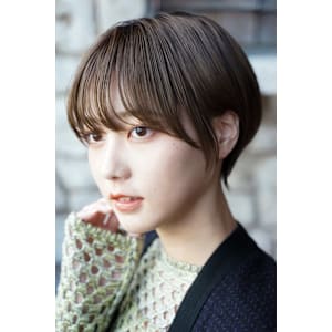 大人可愛いショートボブ丸みショート◎