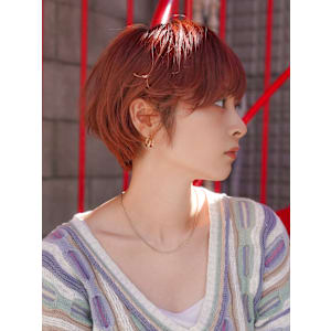 大人ショートボブ丸みショートカットマッシュショート前髪あり