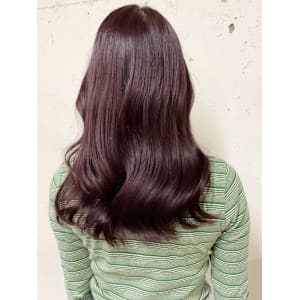 ブリーチなし/ダブルカラー/ピンク/高橋