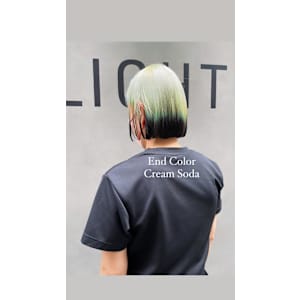 エンドカラークリームソーダ　デザインカラー