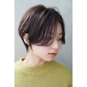 ふんわりカールヘルシースタイルショコラアッシュショート