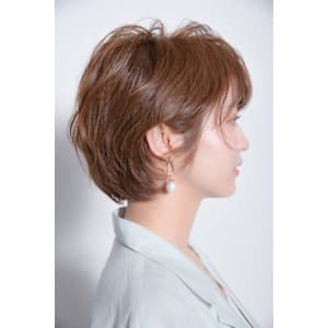 ショートボブ×くせ毛風パーマ♪【大阪/心斎橋/四ツ橋/新町】