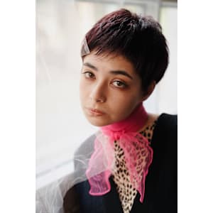 ショートカット×ひし形ショートボブ×前髪あり20代30代40