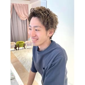 スパイキーショート/ハイライト/メンズショート