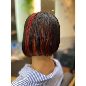 オレンジアンブレラカラー