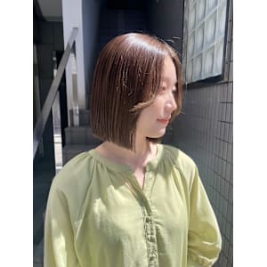 ボブ/ひし形ボブ/韓国風ボブ/10代20代/前髪なし/齋藤