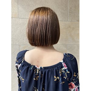 姫カットカールセミディシアーカラー