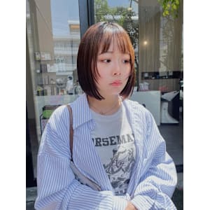 【顔周りレイヤーボブ/佐藤杏丸】