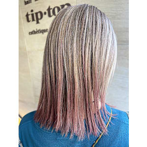 ピンクグラデーション tiptop 目白