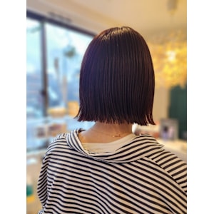 切りっぱなしボブ