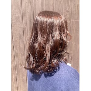 ピンクオレンジカラー