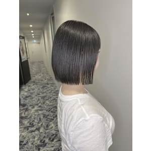 ダークグレージュボブ