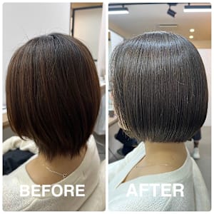 魅力倍増しカール/セミディ/シアカラー