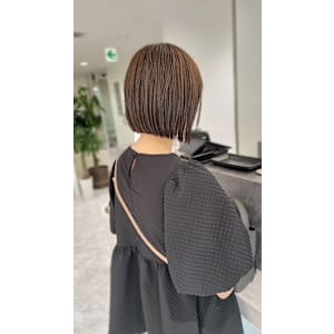 レイヤーカット×ボブスタイル