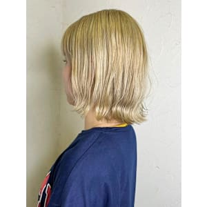 【Reir_下北沢】*くびれボブ＋ペールブロンド＊
