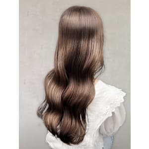 20代30代40代ピンクアッシュ髪質改善カラー艶感ストレート