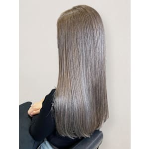 20代30代40代ストレートアッシュベージュ髪質改善大人 - 髪質改善＆縮毛矯正 Still hair 【スティルヘア】【カミシツカイゼンアンドシュクモウキョウセイ スティルヘア】掲載中