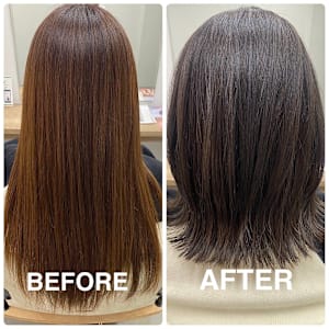 魅力倍増しカール/セミディ/シアカラー