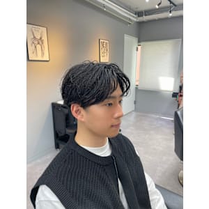 【un le pont梅田】爽やかメンズセンターパート