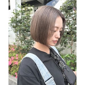 ミルクティーベージュ_ボブ