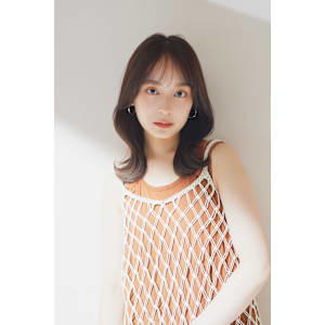 ニュアンス韓国風セミロング/上野/上野駅