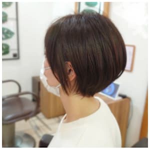 エレガント×丸みショートスタイル