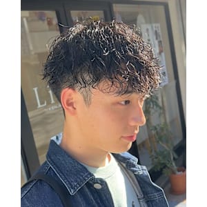 王道ツイストスパイラルパーマ！メンズヘア