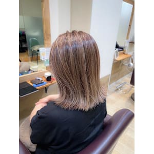 白髪ぼかし　セミディ　シアーカラー　【藤沢　藤沢駅】