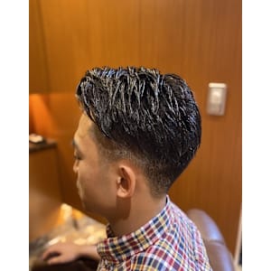 シチサン ツーブロック 理容室