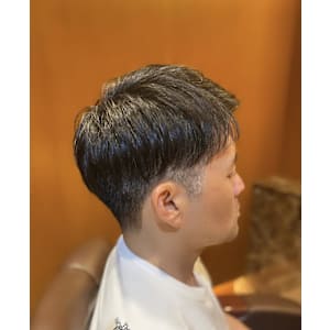 ナチュラルツーブロック 理容室